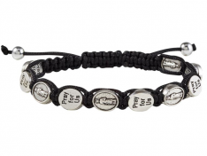 St. Joseph the Worker Macrame Bracelet - 12/pk